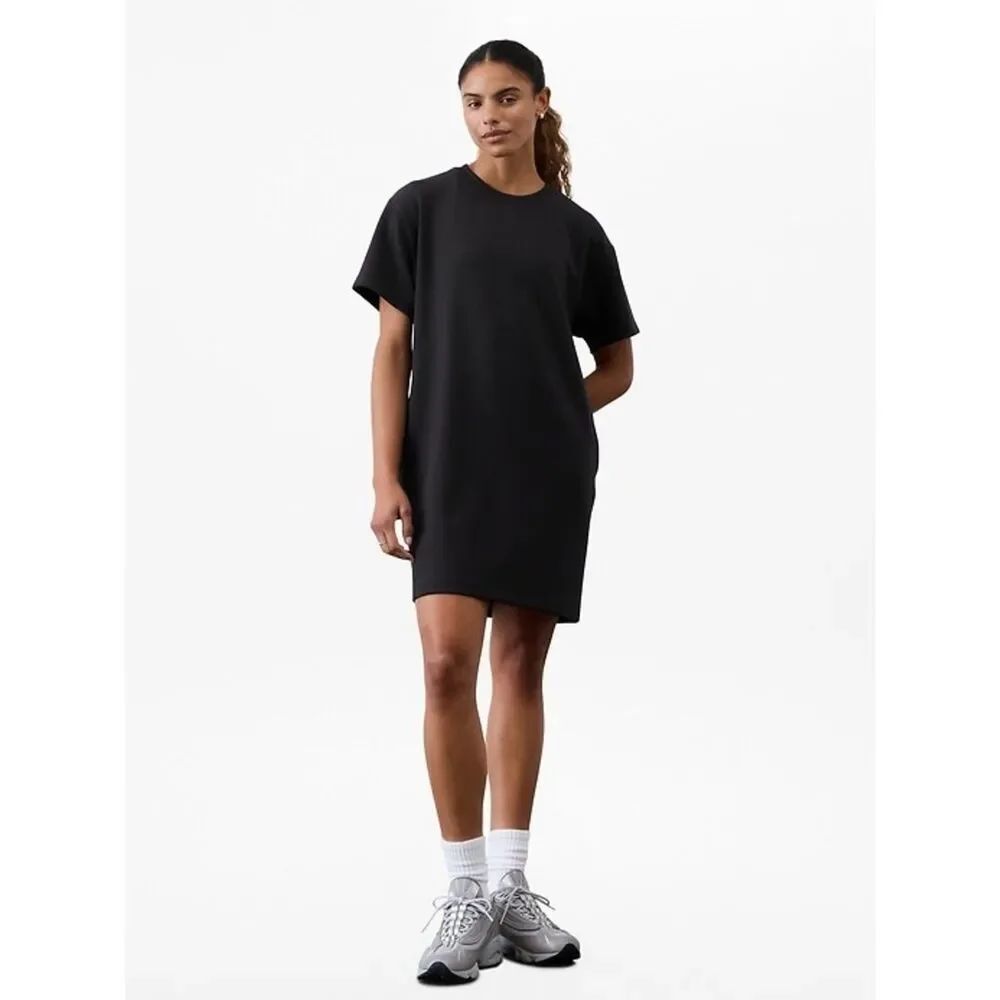 NWT New ATHLETA Seasoft Rib Tee Shirt Dress Medium